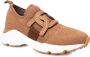 TOD'S Bruine Gebreide Sneakers met Kettingdetail Brown Dames - Thumbnail 2