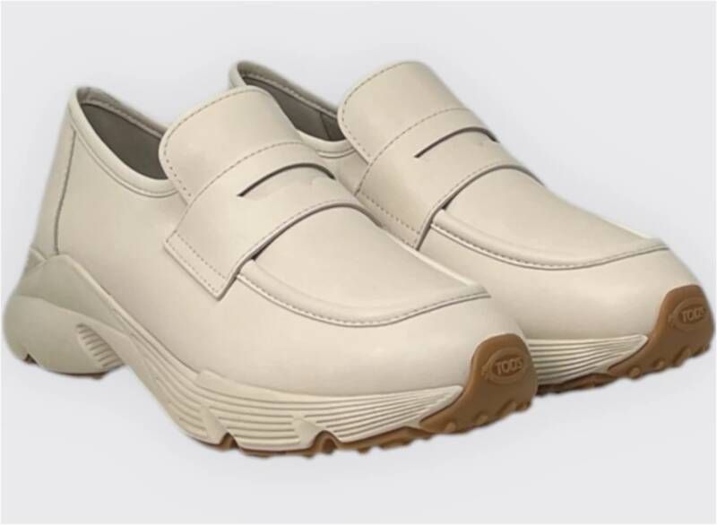 TOD'S Sportieve Sneakers voor hardlopen Beige Dames