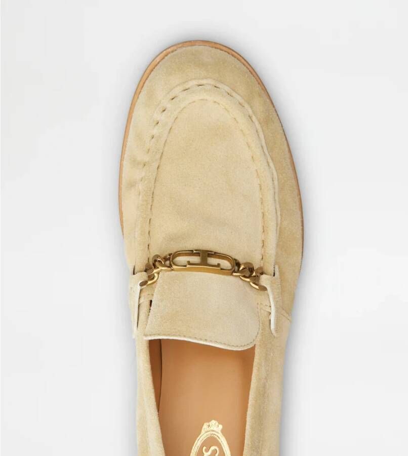 TOD'S Stijlvolle E23 Schoenen Beige Dames