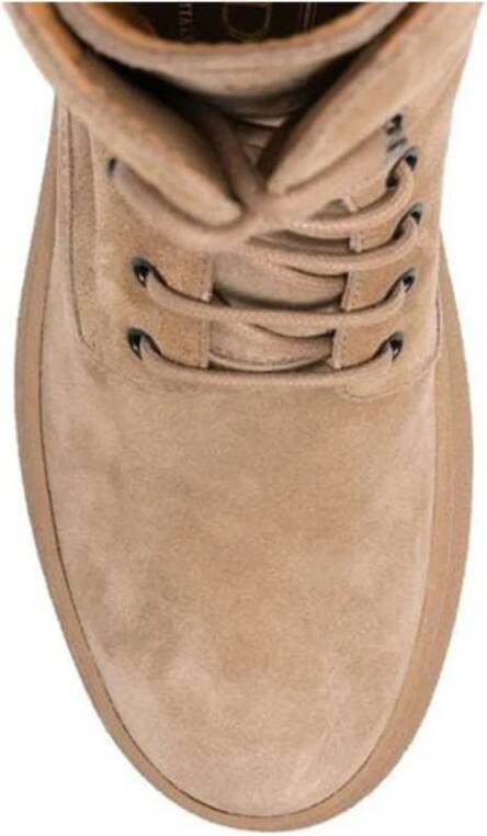 TOD'S Stijlvolle Enkellaarzen Beige Dames