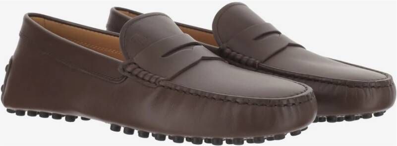 TOD'S Stijlvolle leren schoenen voor heren Brown Heren