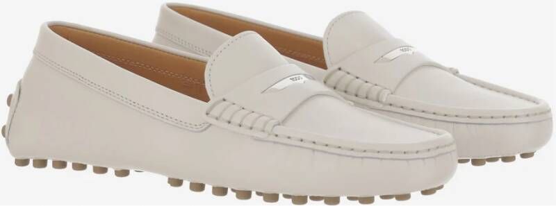 TOD'S Stijlvolle leren schoenen voor heren White Dames