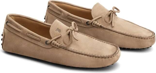 TOD'S Stijlvolle Loafers voor Mannen Beige Heren