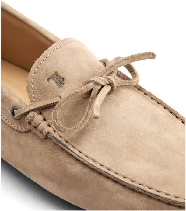 TOD'S Stijlvolle Loafers voor Mannen Beige Heren