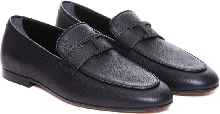 TOD'S Stijlvolle Loafers voor Mannen Black Heren