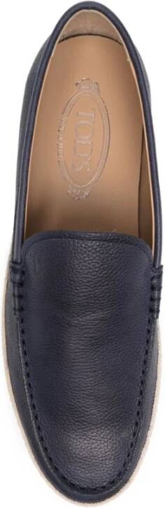 TOD'S Stijlvolle Loafers voor Mannen Blue Heren