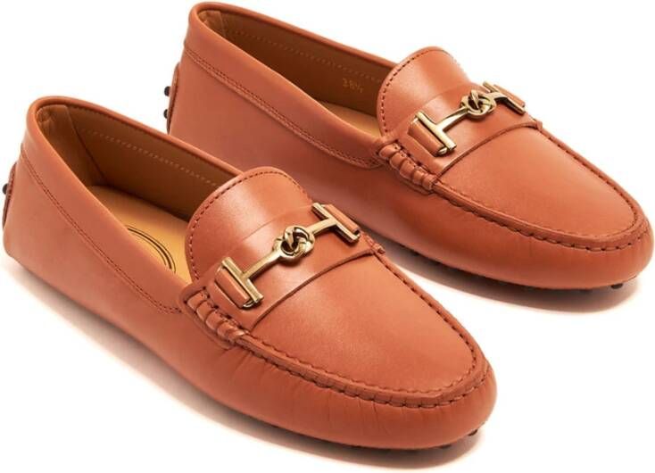 TOD'S Stijlvolle Loafers voor Mannen Brown Dames