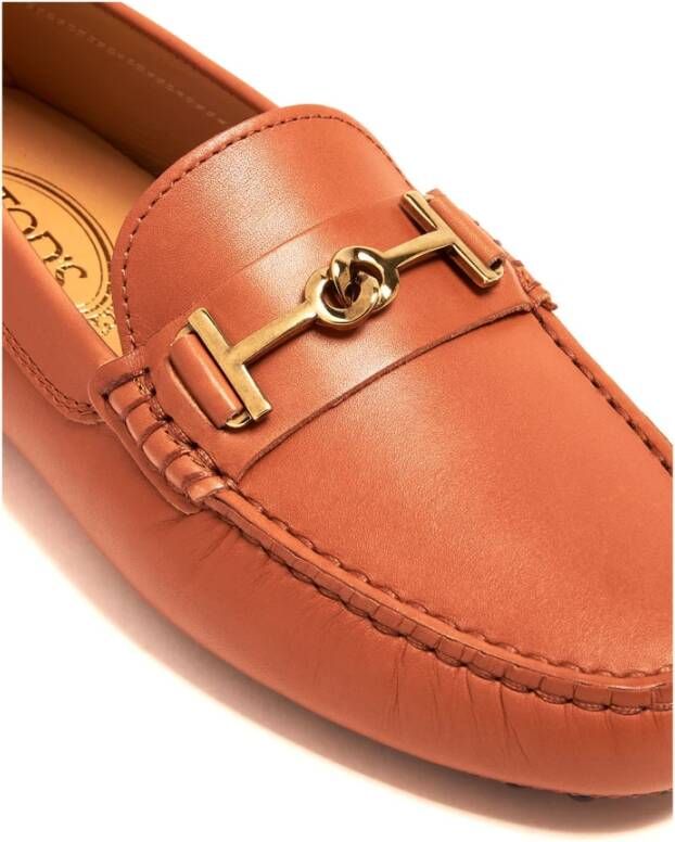 TOD'S Stijlvolle Loafers voor Mannen Brown Dames