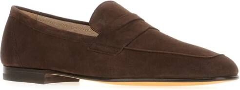 TOD'S Stijlvolle Loafers voor Mannen Brown Heren