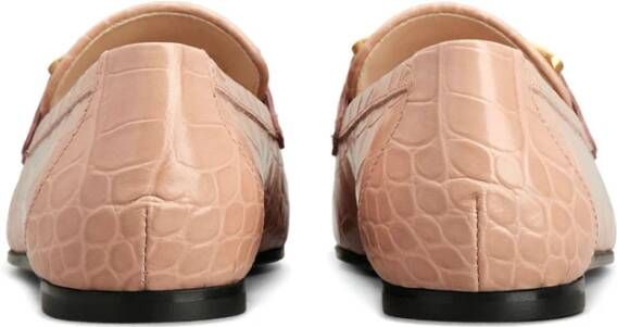 TOD'S Stijlvolle Loafers voor Mannen Pink Dames