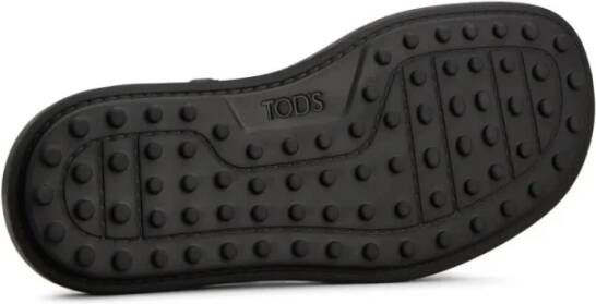 TOD'S Stijlvolle Minimalistische Sandaal Black Dames