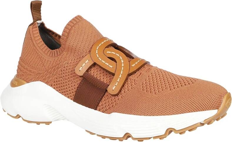 TOD'S Stijlvolle Run Sneakers Brown Dames