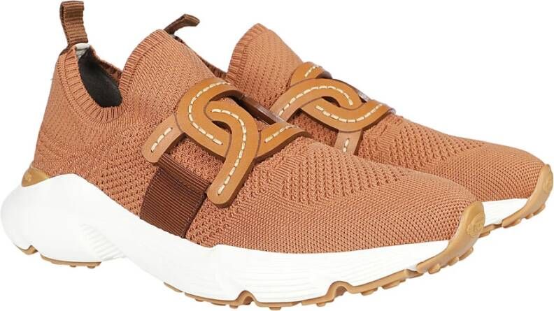 TOD'S Stijlvolle Run Sneakers Brown Dames