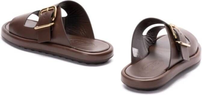 TOD'S Stijlvolle Sandalen voor de Zomer Brown Dames