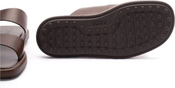 TOD'S Stijlvolle Sandalen voor de Zomer Brown Dames