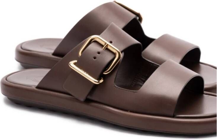 TOD'S Stijlvolle Sandalen voor de Zomer Brown Dames