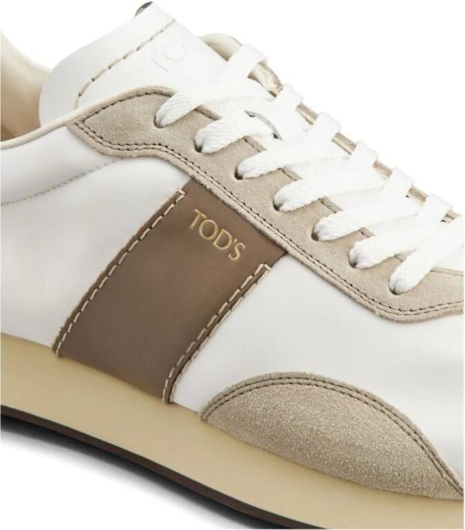 TOD'S Stijlvolle Schoenen voor Mannen en Vrouwen White Heren