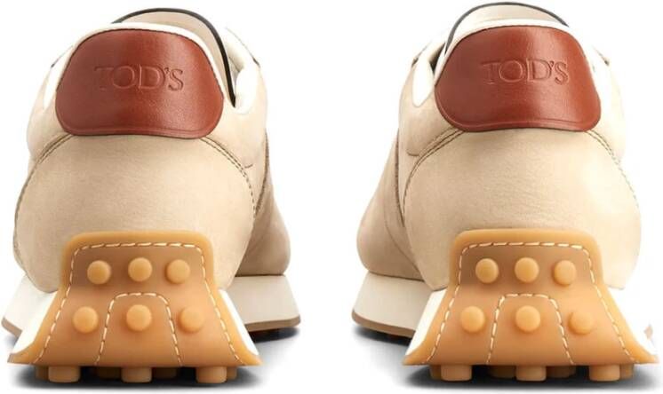 TOD'S Stijlvolle Sneakers voor Mannen Beige Heren