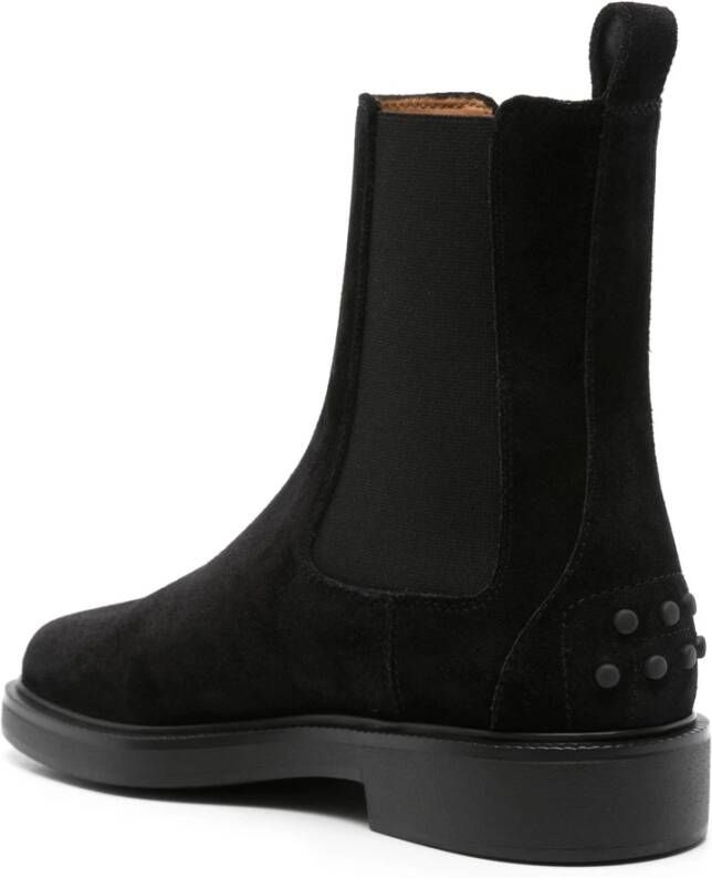 TOD'S Stijlvolle Tronchetto Laarzen Black Dames