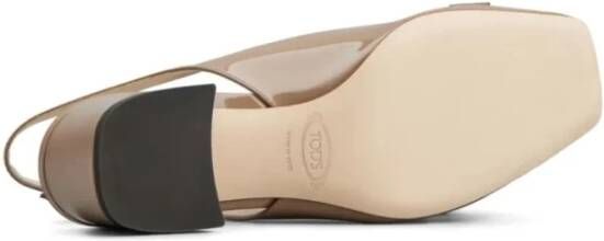 TOD'S Stijlvolle Tronchetto Laarzen Brown Dames