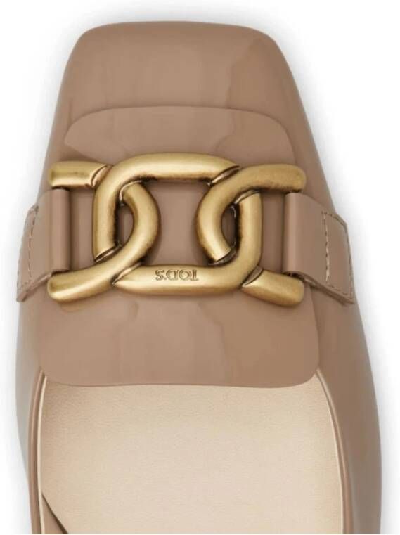 TOD'S Stijlvolle Tronchetto Laarzen Brown Dames