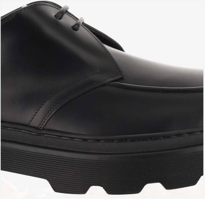 TOD'S Stijlvolle Veterschoenen voor Heren Black Heren