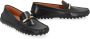 TOD'S Loafers van geborsteld leer met gouden ketting Black Dames - Thumbnail 3