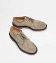 TOD'S Suède Brogue Veterschoen Beige Heren - Thumbnail 2