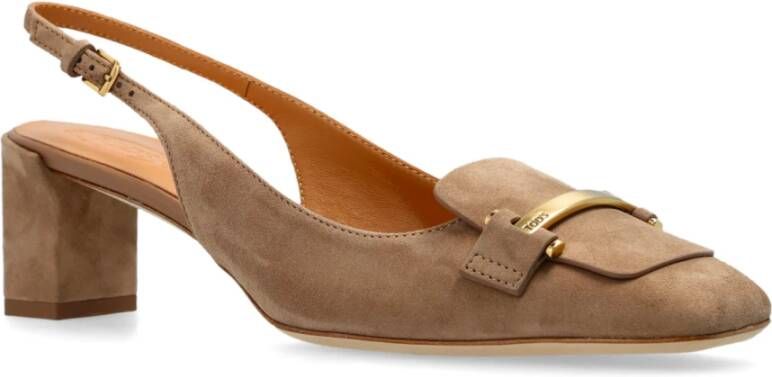 TOD'S Suède hakken Beige Dames