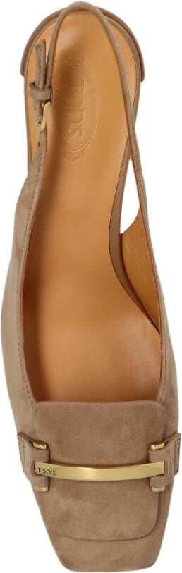 TOD'S Suède hakken Beige Dames