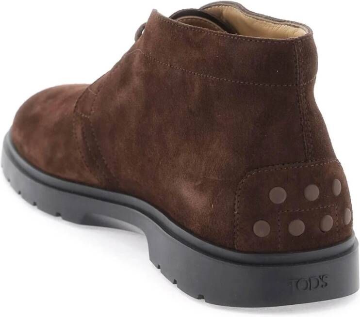 TOD'S Ankle Boots Brown Heren