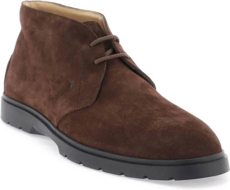 TOD'S Ankle Boots Brown Heren