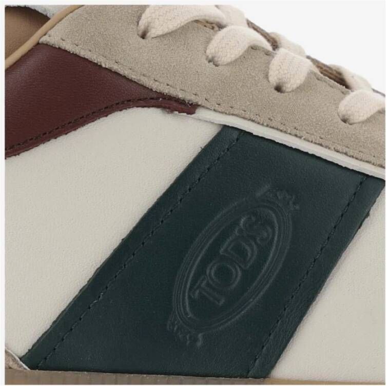 TOD'S Suède Leren Veterschoenen Multicolor Heren