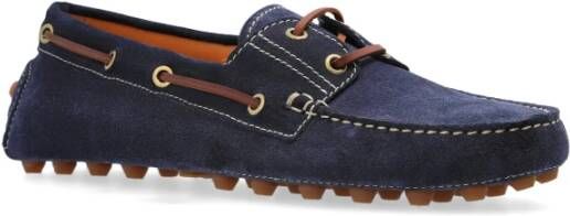 TOD'S Suede Loafers Blue Dames