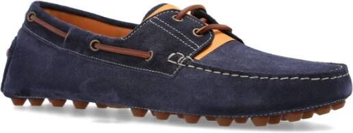 TOD'S Suede loafers Blue Heren