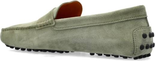 TOD'S Suede loafers Green Heren