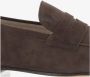 TOD'S Suède Loafers met Logo Brown Heren - Thumbnail 5