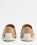 TOD'S Suède Mocassin met Metalen Inzetstuk Beige Dames - Thumbnail 4