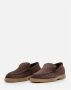 TOD'S Suède Mocassin met Rubberen Zool Brown Heren - Thumbnail 2