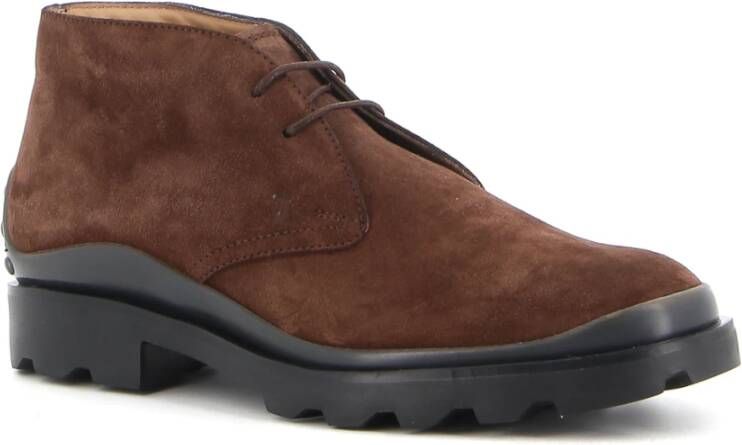 TOD'S Suède Mocassins Brown Heren