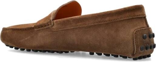 TOD'S Suède mocassins Brown Heren