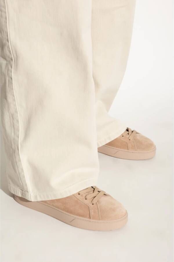 TOD'S Suede sneakers Beige Dames