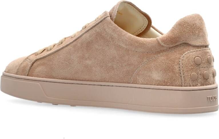 TOD'S Suede sneakers Beige Dames