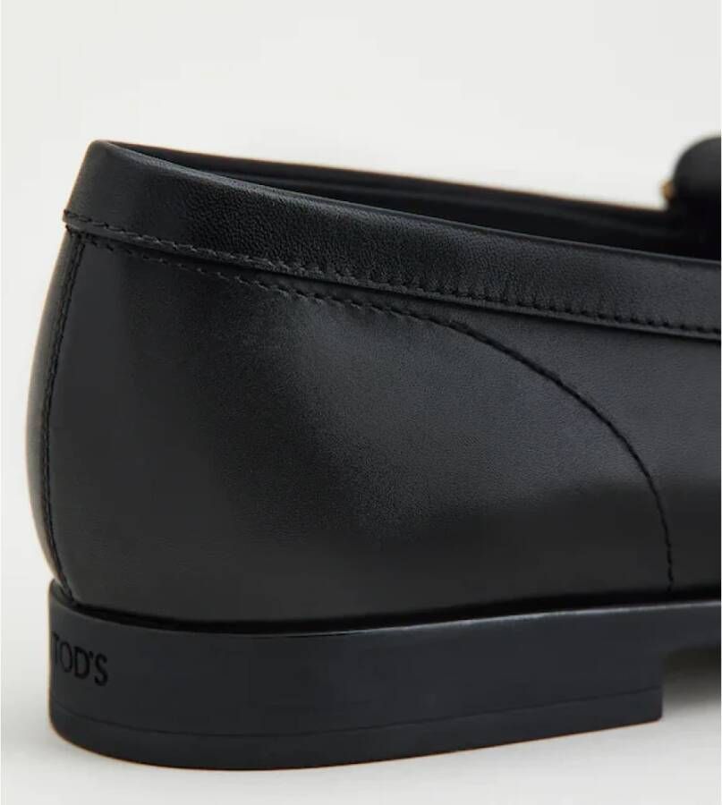 TOD'S Tijdloze Leren Mocassin Zwart Black Heren