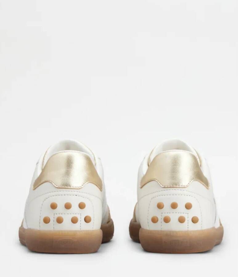 TOD'S Veterschoenen met metalen details Beige Dames