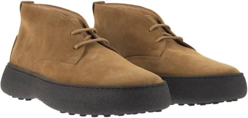 TOD'S Winter Boots Bruin Heren