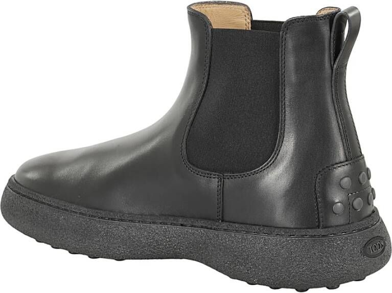 TOD'S Winter Gommino Enkellaars Black Heren