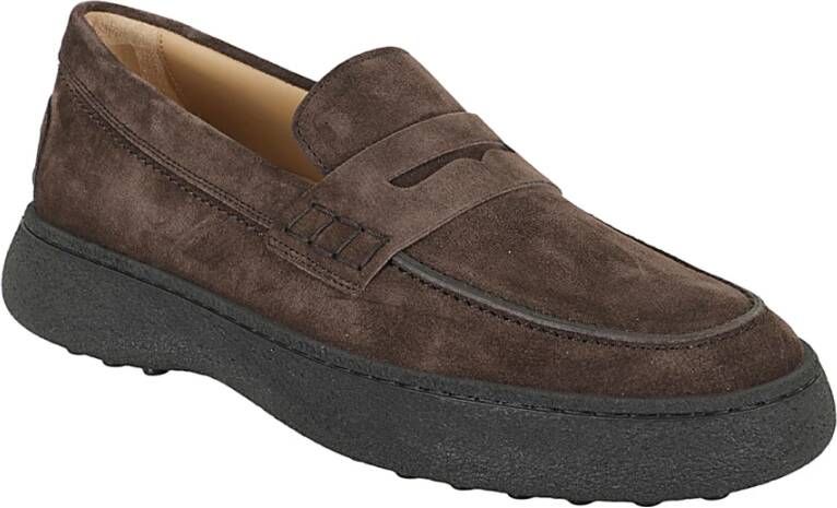 TOD'S Winter Gommino Mocassin Brown Heren