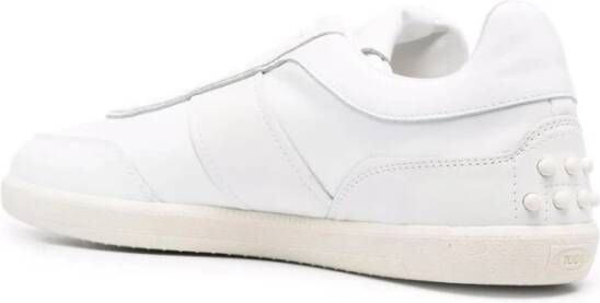 TOD'S Witte Casual Gesloten Platte Sneakers White Heren