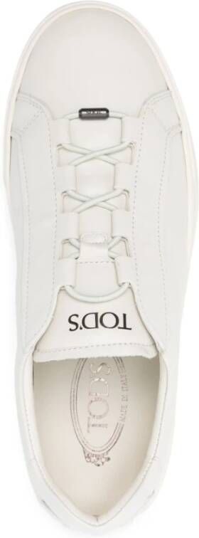 TOD'S Witte Elastische Sneakers White Heren